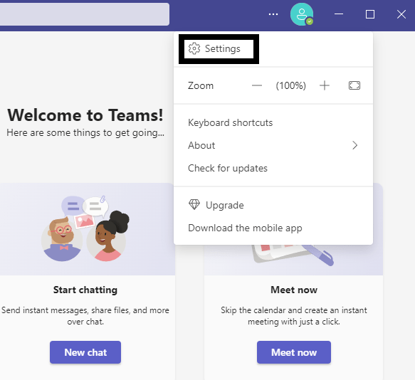 De-register Teams as chat app for office to fix Microsoft Teams status not showing, updating, changing, or working
