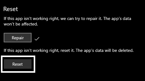 Repair & reset Microsoft Teams to fix Microsoft Teams status not showing, updating, changing, or working