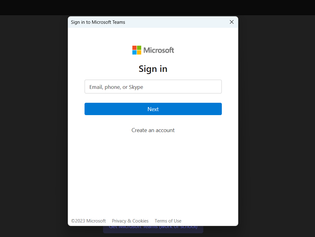 Make sure you're using the correct username and password to fix can't sign in to Microsoft Teams, stuck in a login loop, "We weren’t able to connect" or "The Parameter Login_Hint is Duplicated” error