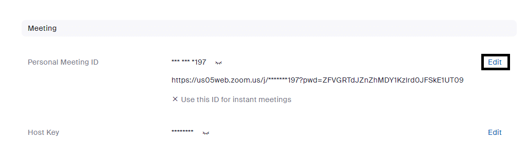 Renew/create a personal ID and meeting room session to fix Zoom invalid meeting ID error