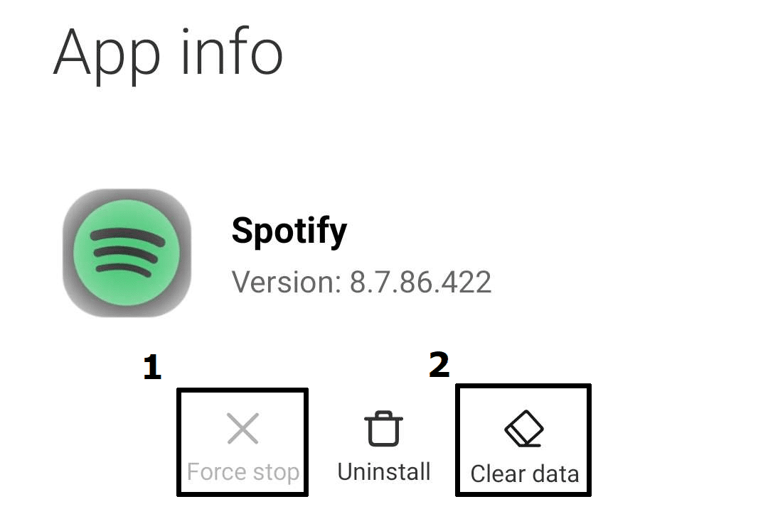 Cleanly reinstall Spotify to fix Spotify not working on Android Auto or the ‘Spotify Doesn’t Seem to be Working Right Now’ or ‘Spotify is Currently Unavailable’ error