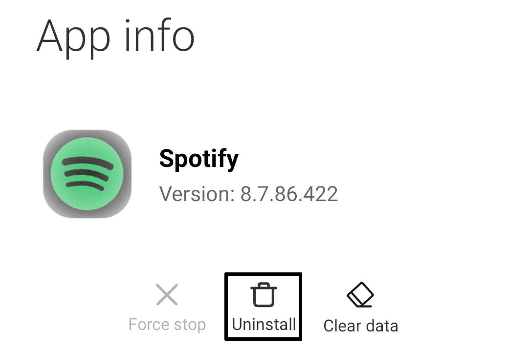 Cleanly reinstall Spotify to fix Spotify not working on Android Auto or the ‘Spotify Doesn’t Seem to be Working Right Now’ or ‘Spotify is Currently Unavailable’ error