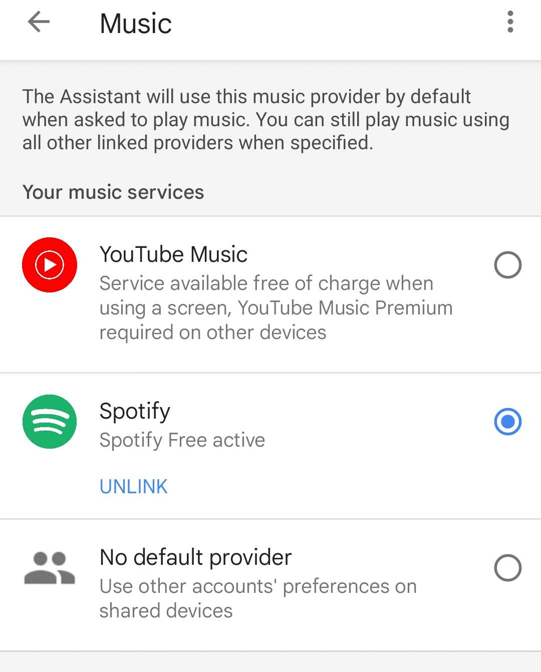 Set Spotify as your default music service to fix Spotify not working on Android Auto or the ‘Spotify Doesn’t Seem to be Working Right Now’ or ‘Spotify is Currently Unavailable’ error