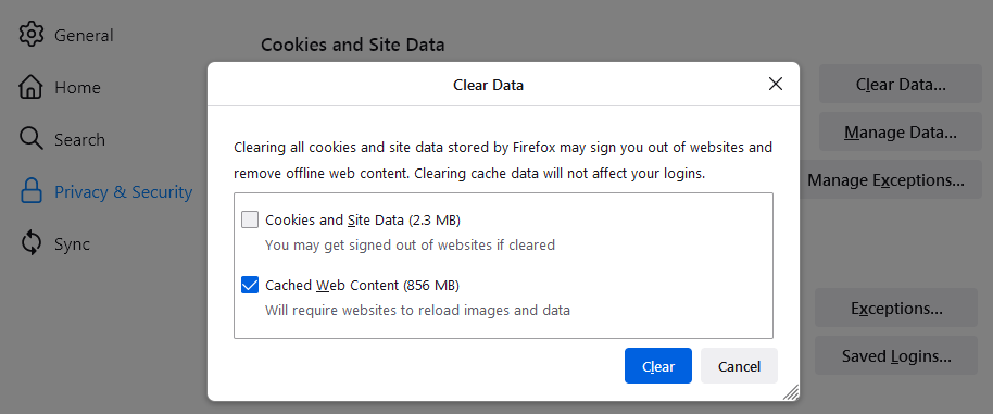 Clear web browser cache data on Google Chrome through browser settings to fix the Taobao login problem, can’t log in or sign in, or verification not sending, receiving, or working