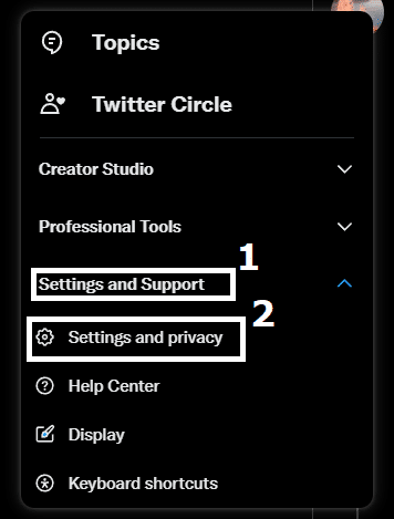 Change your Twitter content preference settings to fix Twitter feed not working, loading or updating properly