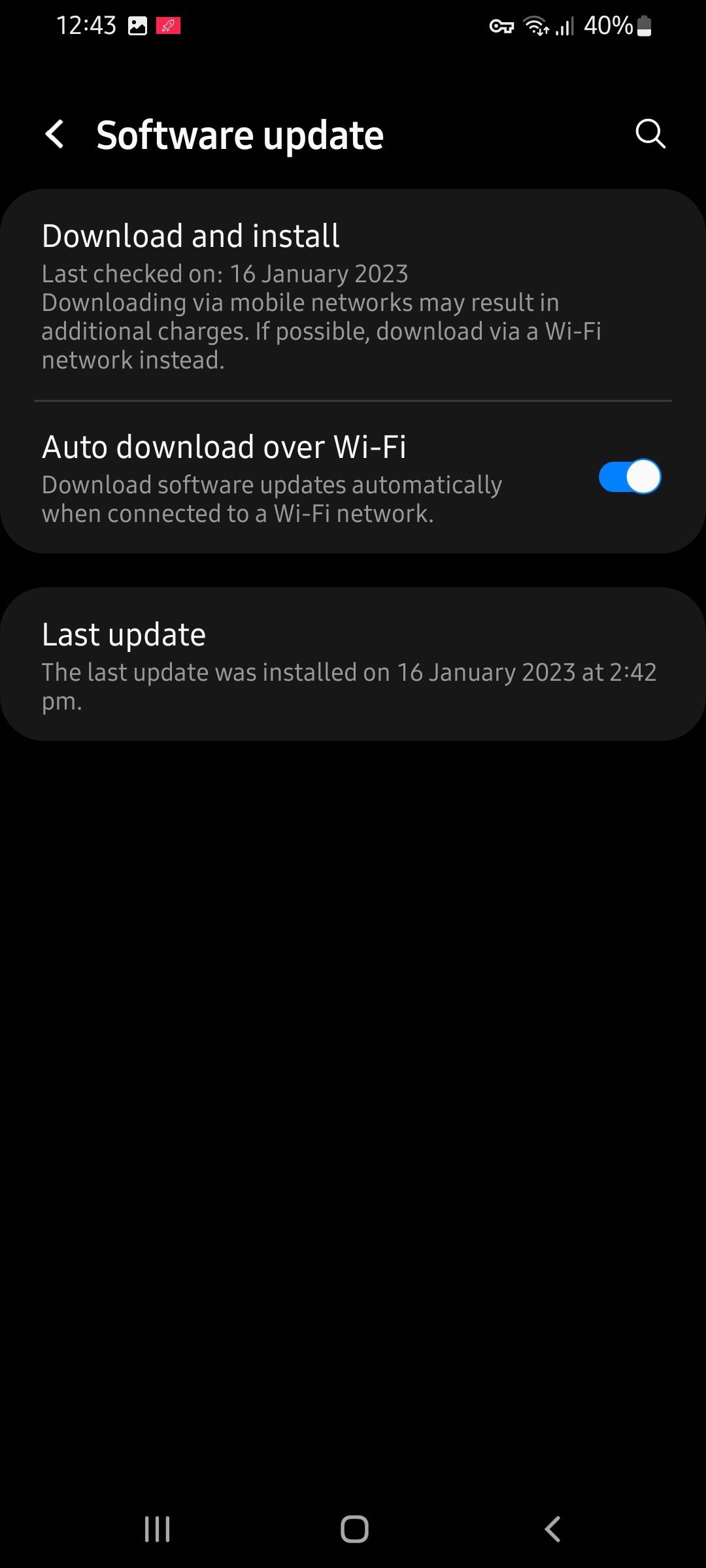 Update the software of Your Android device to fix YouTube Premium background play not working