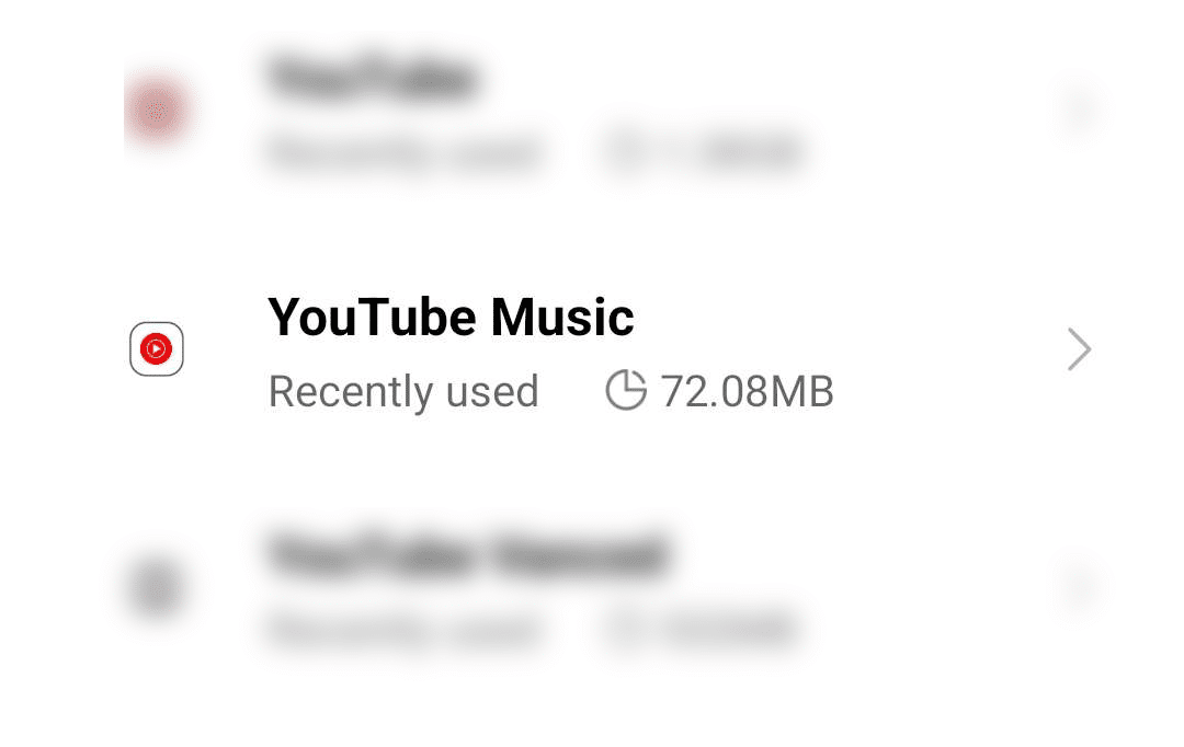 completely reinstall YouTube Music app on Android through settings to fix YouTube Music downloads not working, playing, downloading, or download stuck on waiting