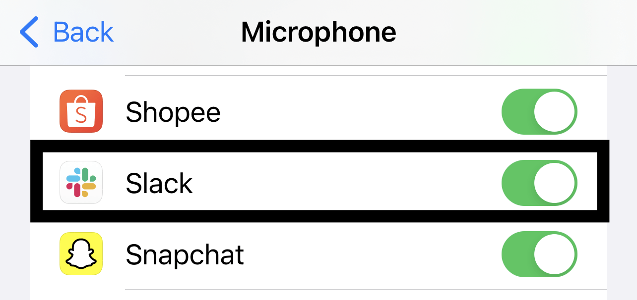 Make sure Slack has access to the microphone on mobile to fix Slack microphone, audio issues or sound not working or playing