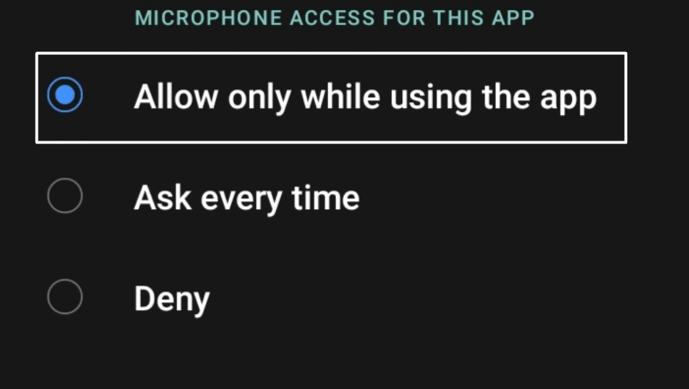 Make sure Slack has access to the microphone on mobile to fix Slack microphone, audio issues or sound not working or playing