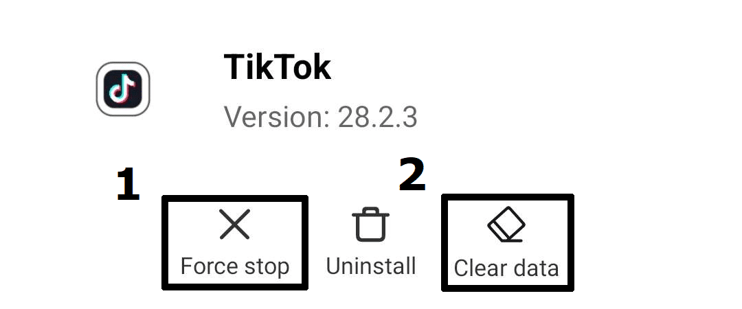 Reinstall the TikTok app to fix when the TikTok feed, for you page (FYP), or following page are not refreshing, updating or loading