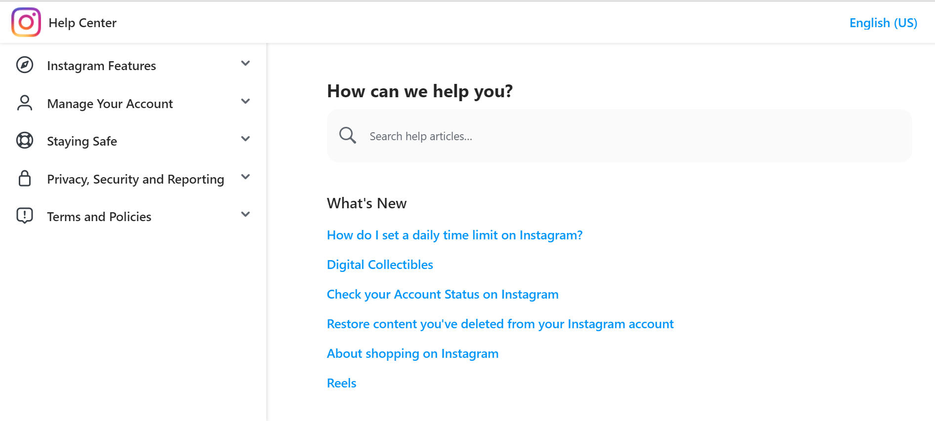 Contact Instagram support to fix Instagram translate not working