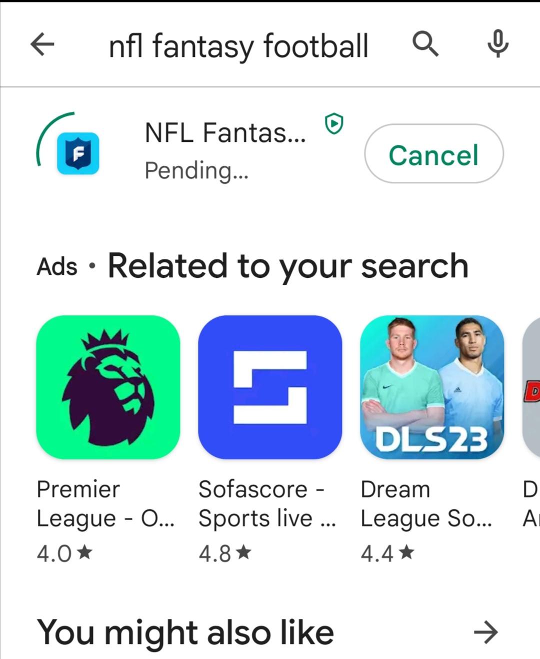  Update the NFL Fantasy Football app to fix the NFL Fantasy Football App or Website Not Working