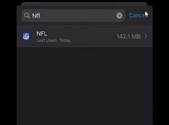 Uninstall and reinstall the NFL Fantasy Football app on iPhone to fix the NFL Fantasy Football App or Website Not Working