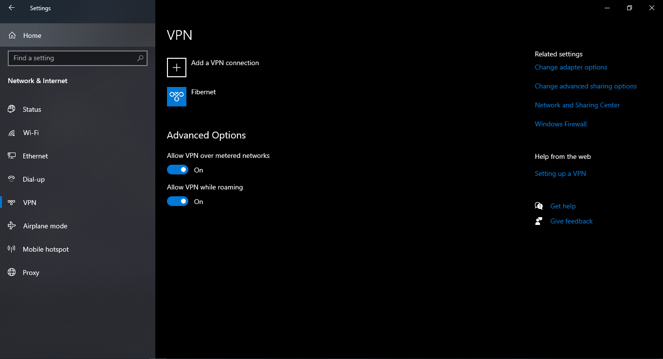 Disable Your VPN to fix Netflix full screen glitch not working, showing, playing