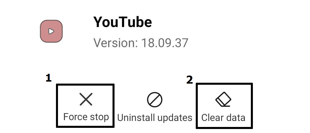 Clean out your YouTube cache and data to fix YouTube blank screen and audio only problems