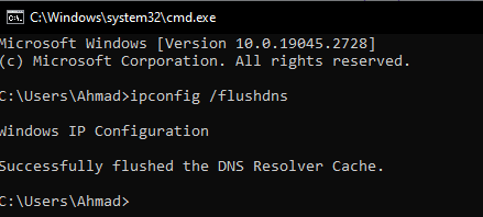 Restart your internet connection or flush/clear DNS cache to fix the ChatGPT 'Unable to Load Conversation' error or not loading history