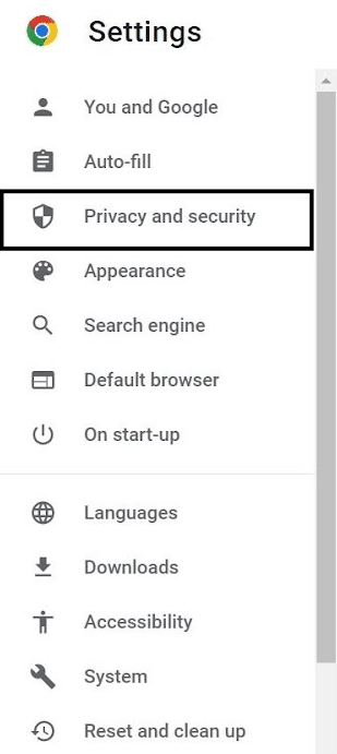 Clear the web broswer cache on Google Chrome through settings to fix LinkedIn comments not showing, posting, loading or 'Couldn't load comments' error