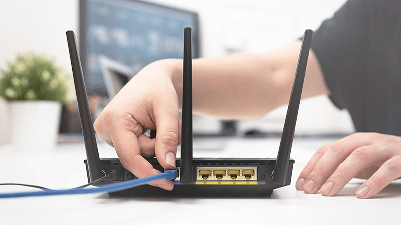 Restart your Wi-fFi modem to fix Tubi TV buffering, freezing, black screen, not working or playing