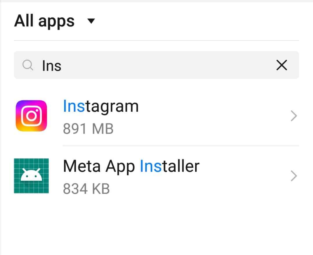 Clear app data and cache on Android to fix Instagram 'No internet connection' or 'An unknown network error has occurred'