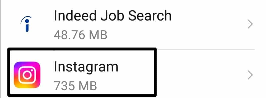 Uninstall and reinstall the Instagram app on Android to fix Instagram 'No internet connection' or 'An unknown network error has occurred'