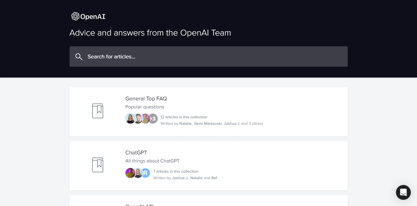 Contact OpenAI Support to fix ChatGPT 'Internal server error'