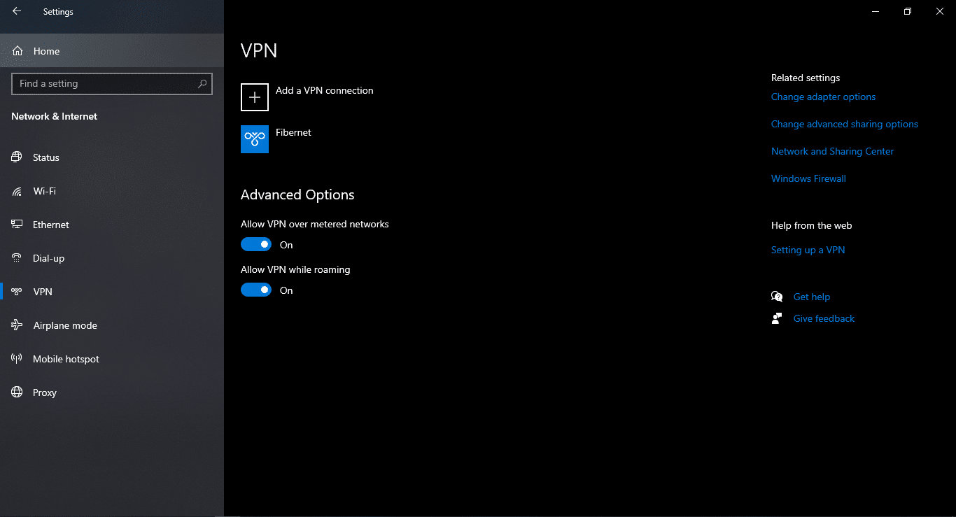 Disable Your VPN or Proxy Settings to fix ChatGPT 'Request timed out' or 'A timeout occurred' error