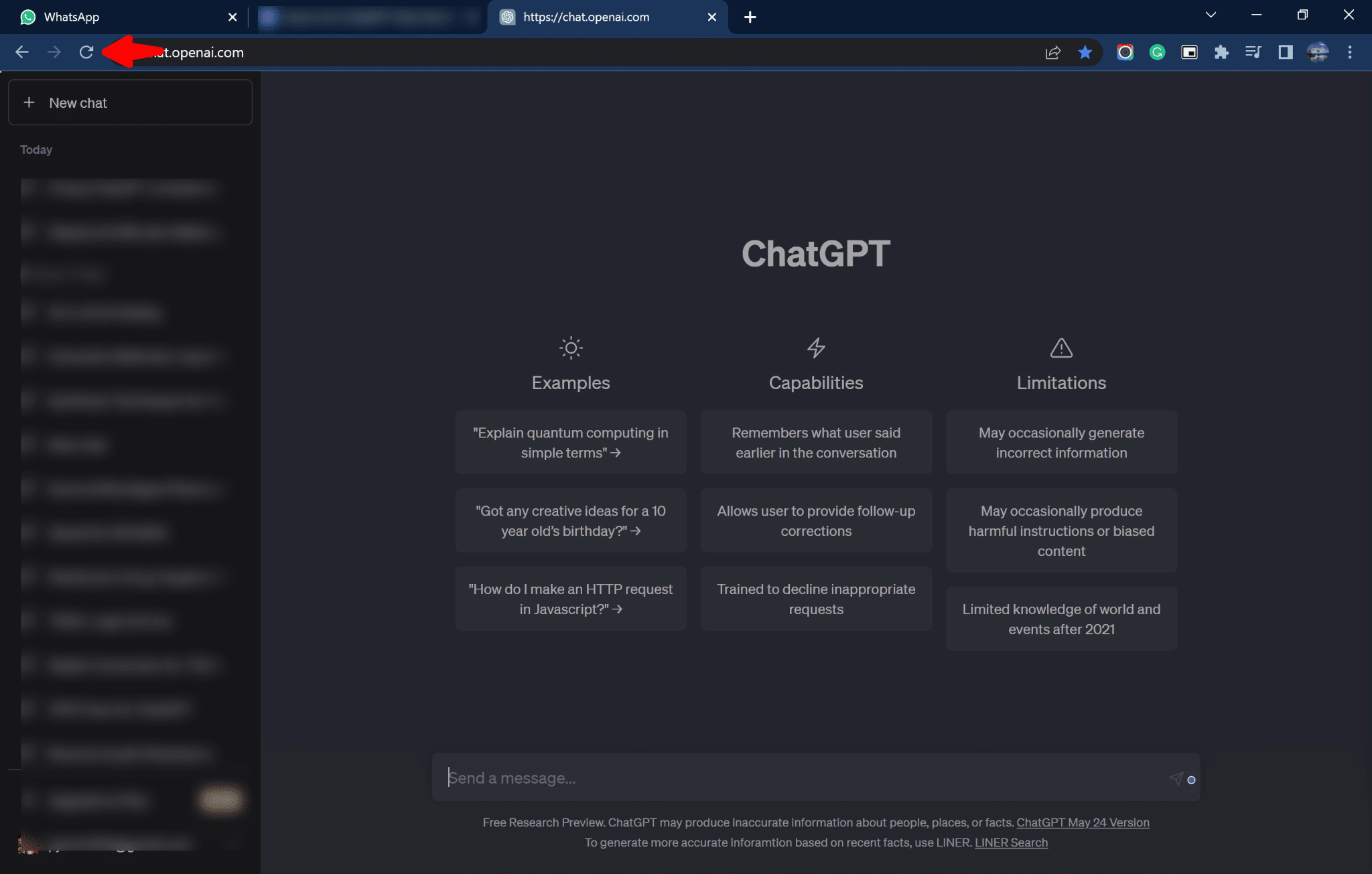 Refresh the Page to fix ChatGPT or OpenAI ‘Only one message at a time. Please allow any other responses to complete’ error