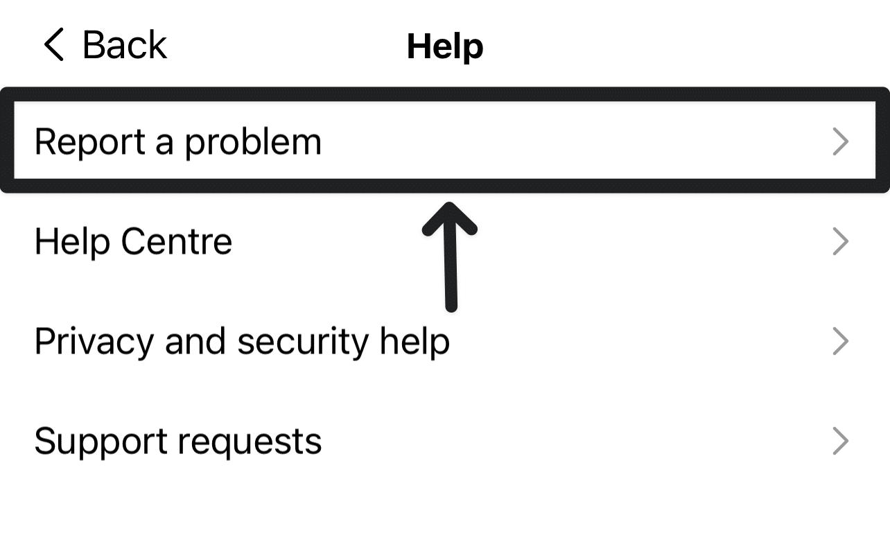 Report the Threads app issue to the support team through the Threads app settings to fix Instagram Threads not uploading, posting, creating new threads or 'your thread/post failed to upload' error