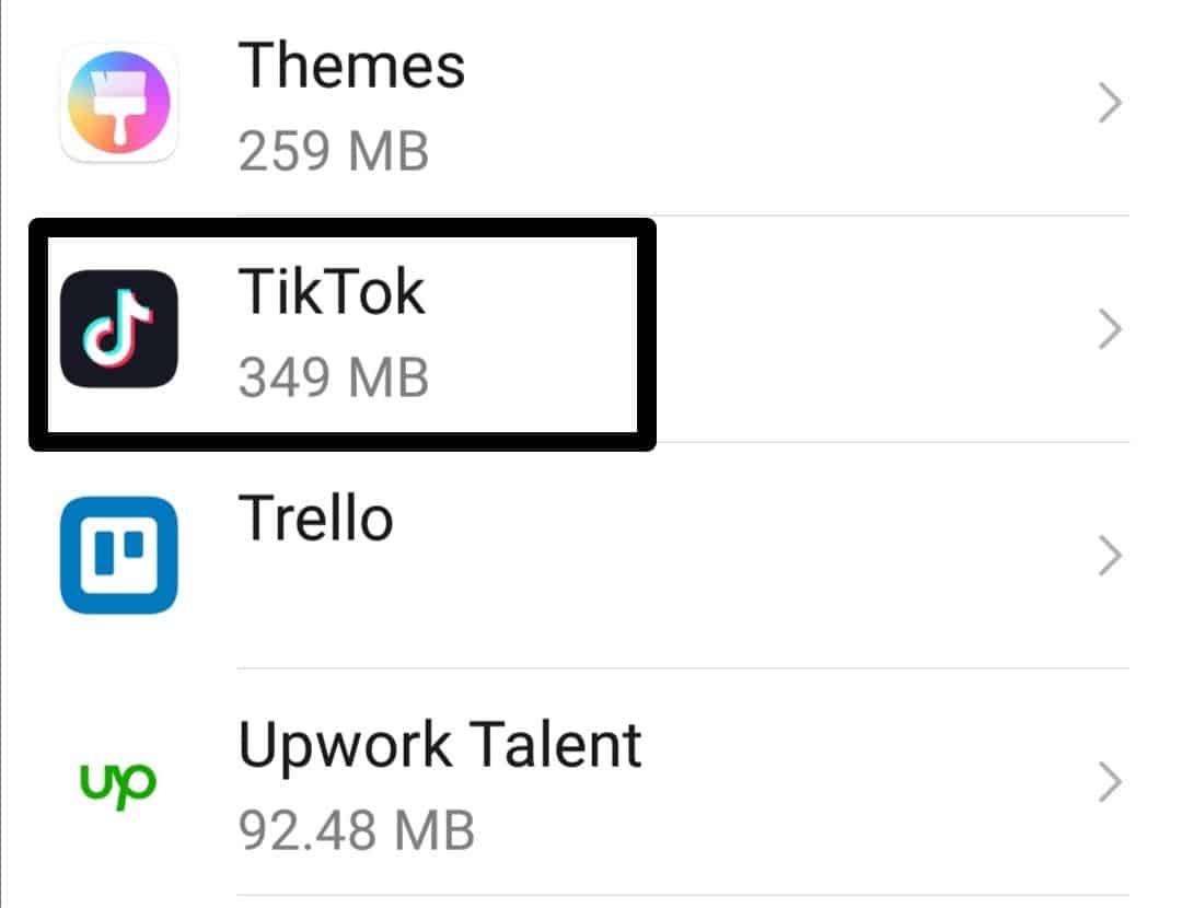 Reinstall the TikTok app on Android to Fix TikTok no internet connection or network error