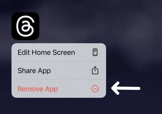 Reinstall the Threads app to fix Instagram Threads not uploading, posting, creating new threads or 'your thread/post failed to upload' error
