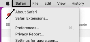Clear the web browser cache and data on Safari macOS to fix Microsoft Outlook 'Something went wrong' error