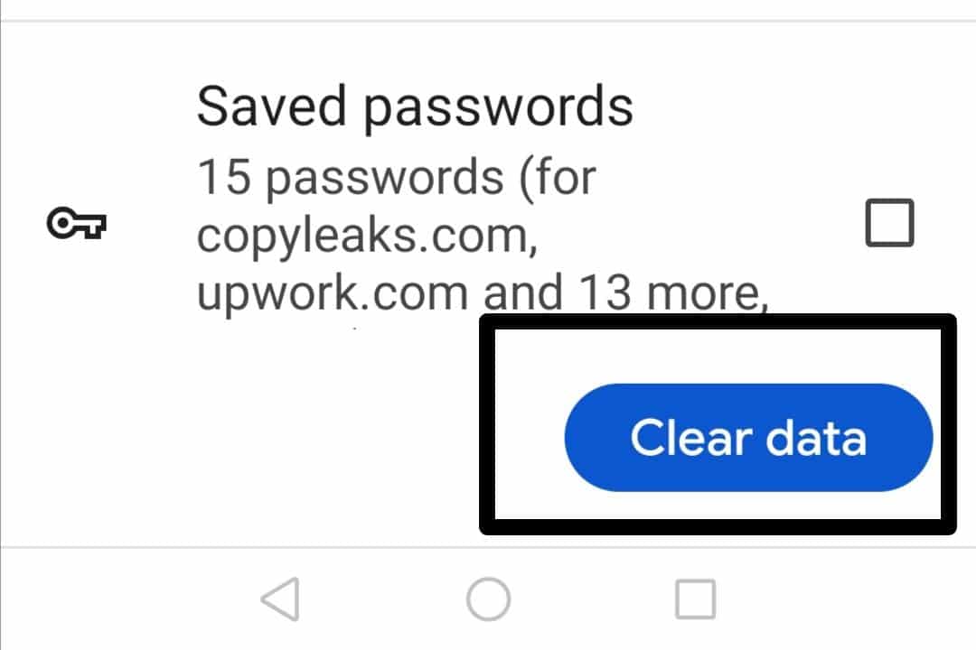 Clear your browser's cache and cookies on Google Chrome mobile to fix ChatGPT 'Your session has expired. Please log in again to continue using the app' or keeps logging or signing out