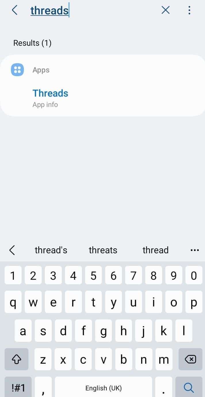 Clear Threads app cache and data on Android through the system settings to fix can't reply to posts or threads on Instagram Threads