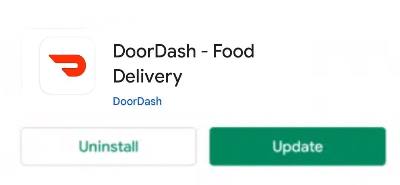 Install pending updates for the DoorDash app through the device's native app store to fix DoorDash 'Error validating basket'