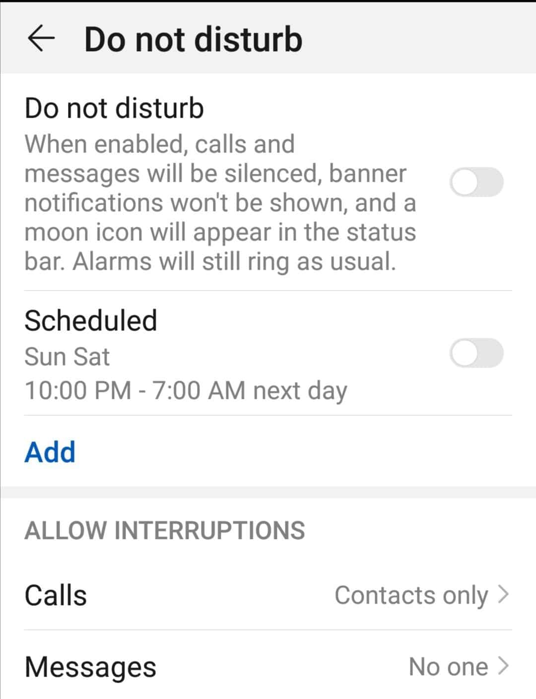 Disable the do not distrub mode on your Android device to fix Binance notifications or price alerts not working